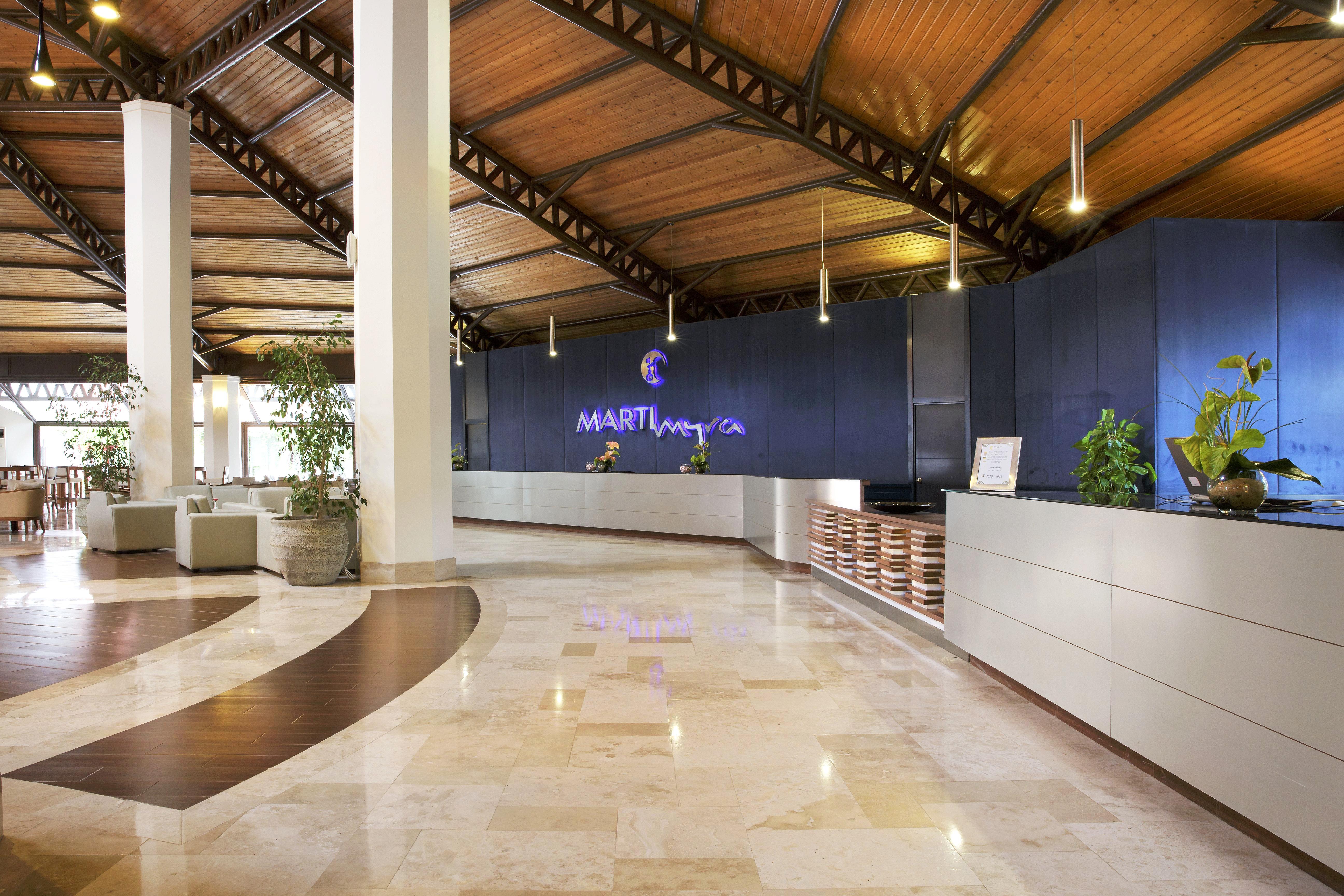 Hotel Marti Myra à Tekirova Extérieur photo Lobby of the hotel